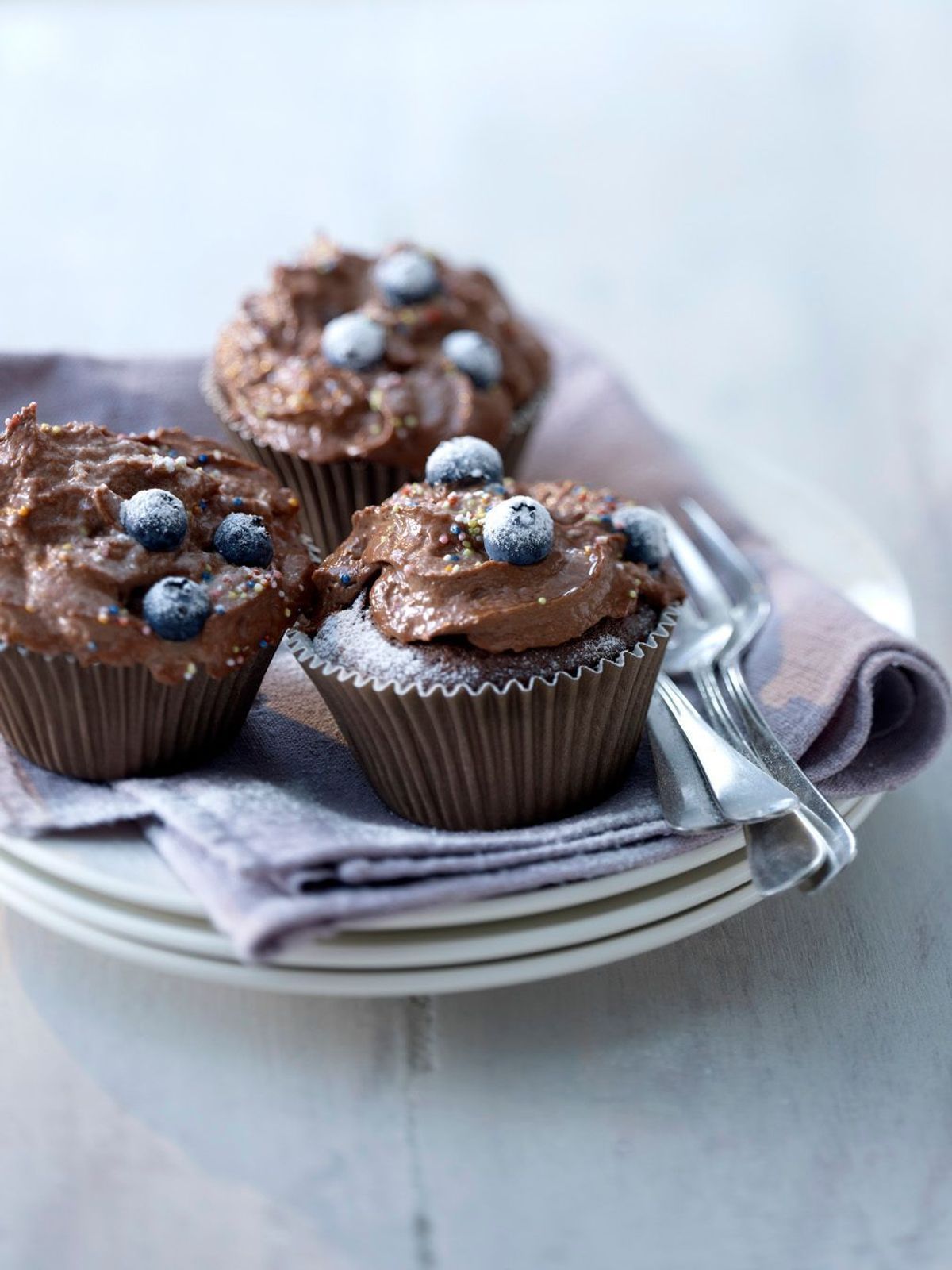 Enie backt: Rezept-Bild Schokoladencupcakes	