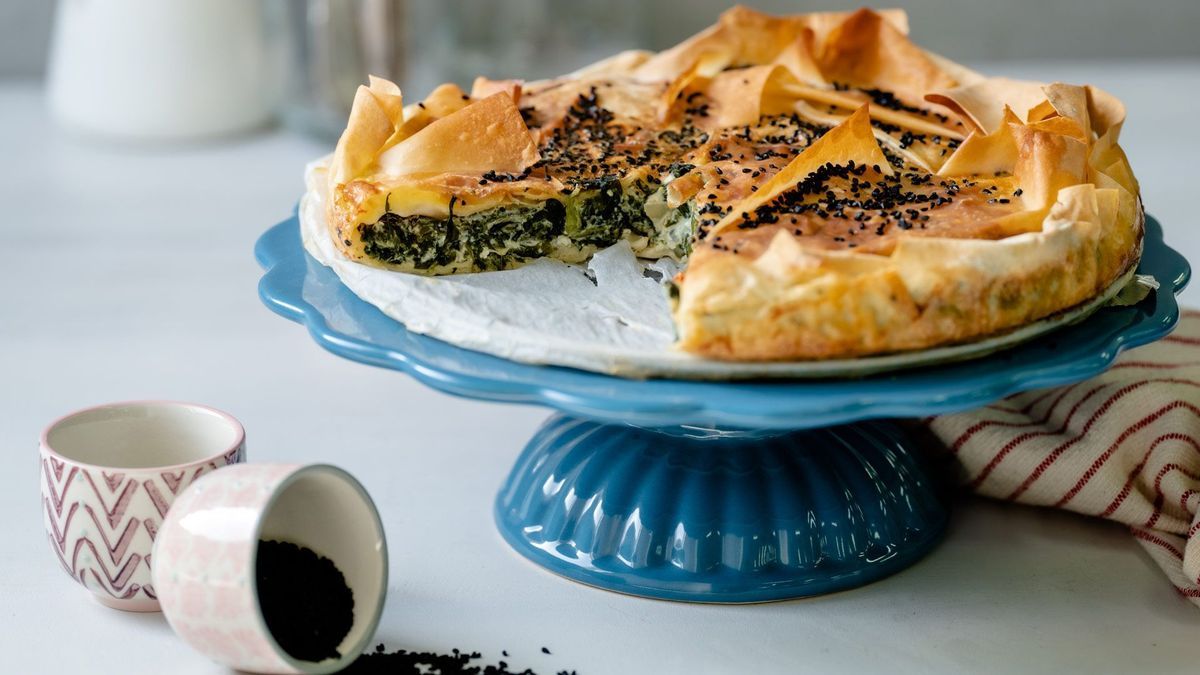 Börek mit Spinat, Ricotta und Parmesan