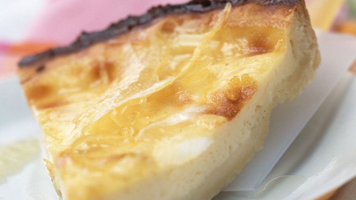 Enie backt: Rezept-Bild Eierlikör-Tarte mit kandierter Zitronenschale	