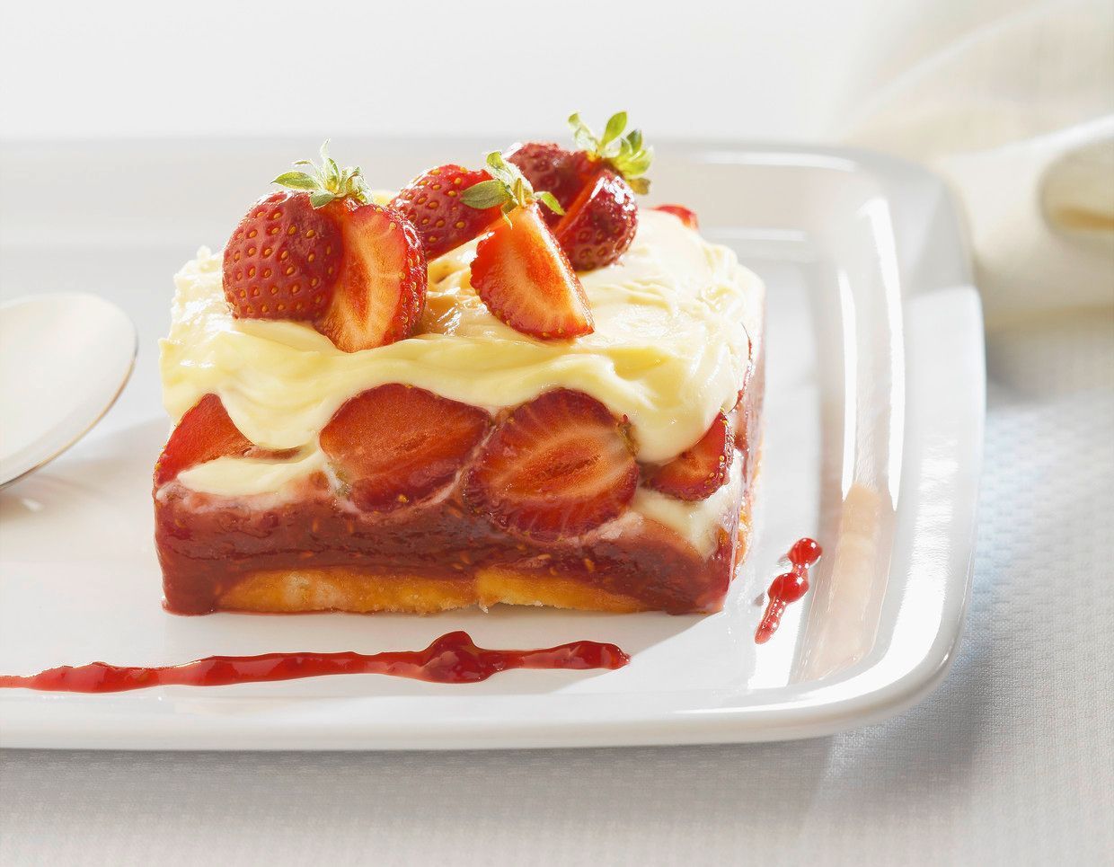 Erdbeer-Cremekuchen