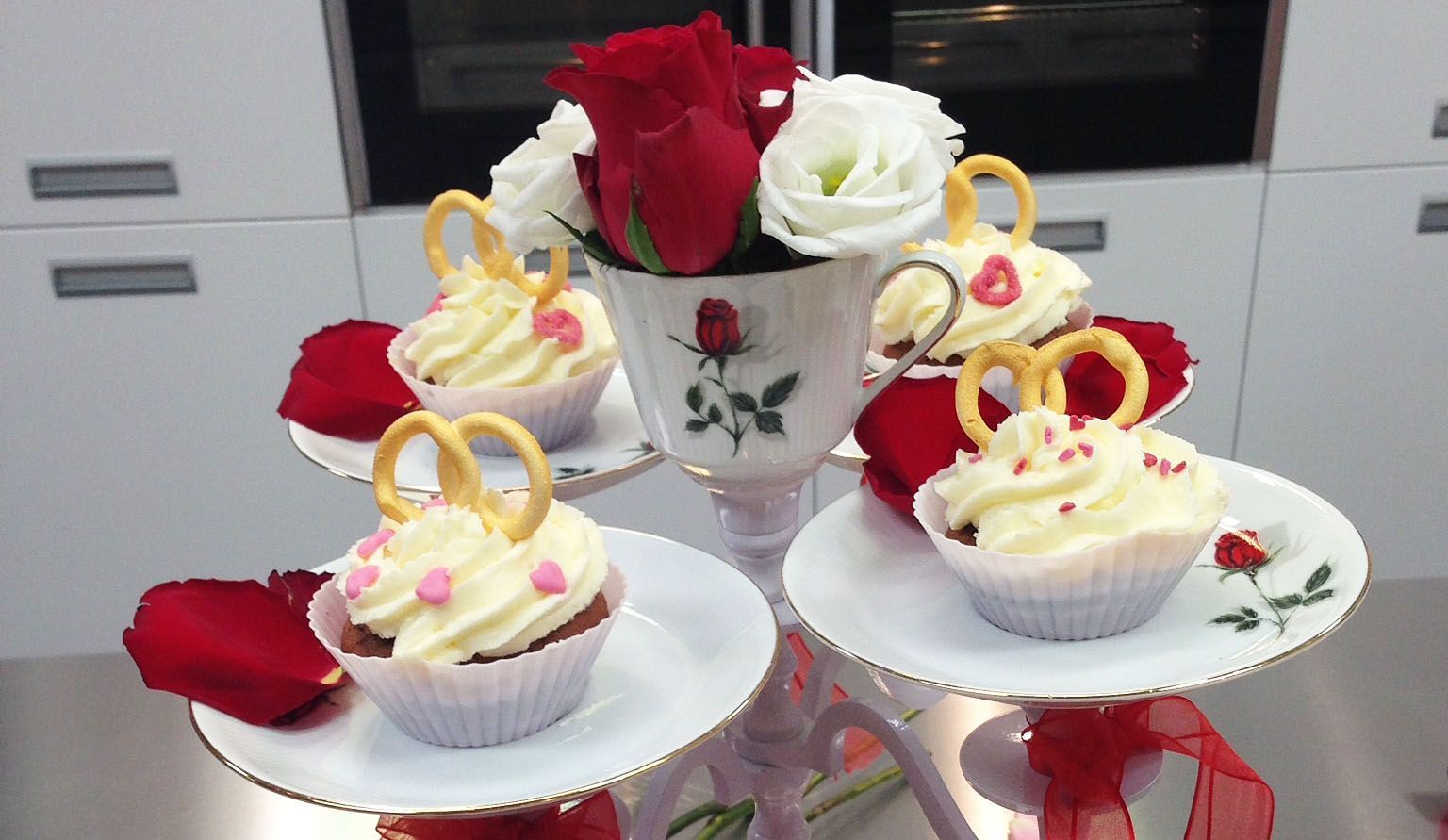 Cupcakes zur Verlobungsfeier