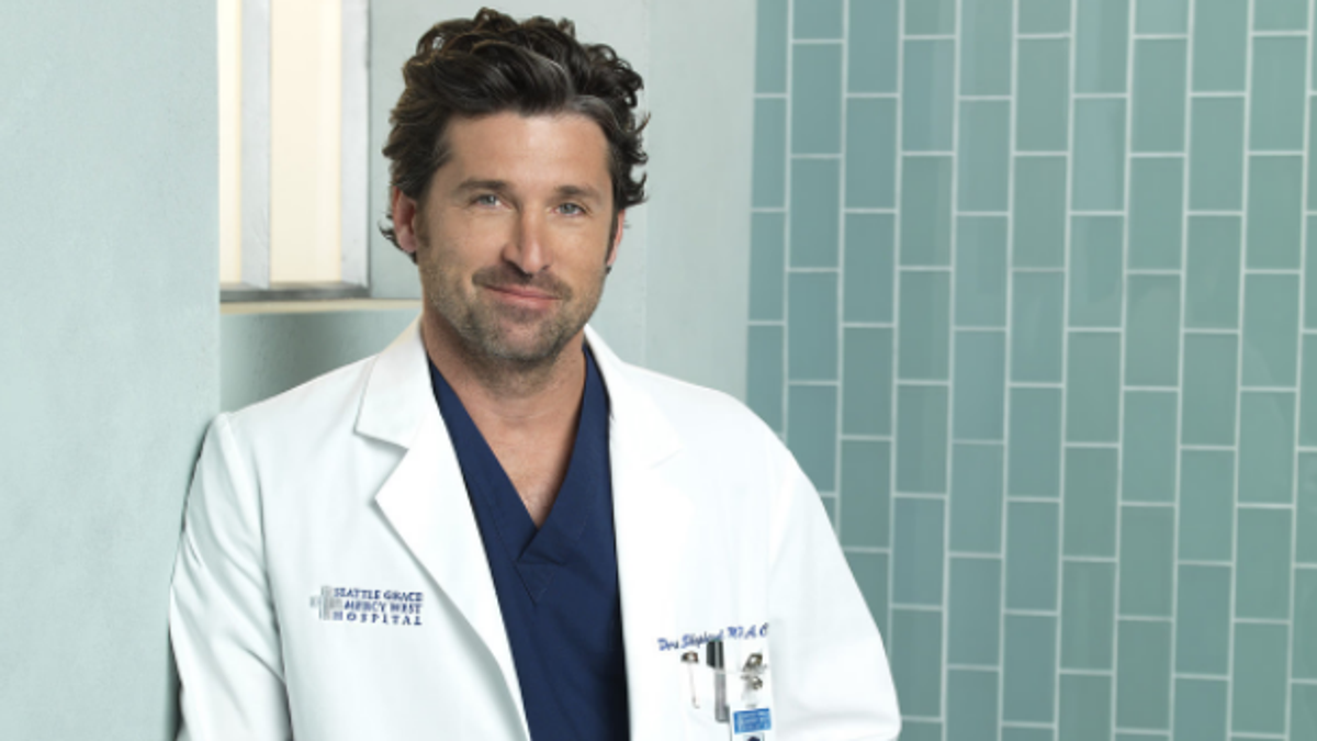 Dr. Derek Shepherd (Patrick Dempsey) in Grey's Anatomy